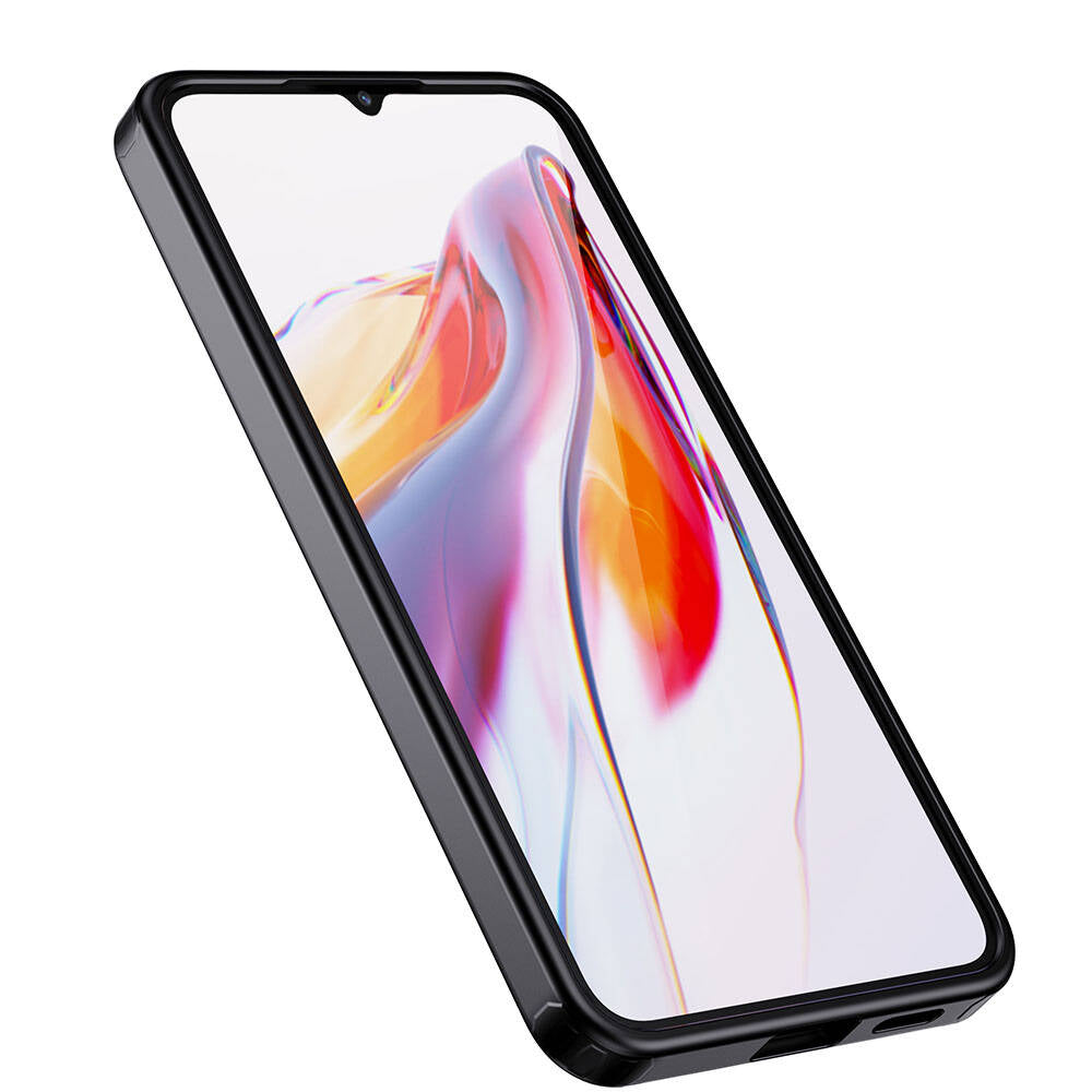 Galaxy S24 Plus Kılıf Aramid Karbon Fiber M-safe Özellikli Wlons Radison Kapak Siyah