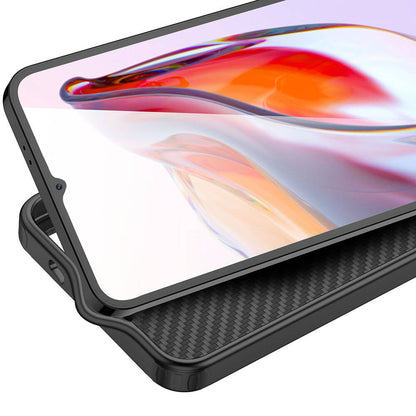 Galaxy S24 Plus Kılıf Aramid Karbon Fiber M-safe Özellikli Wlons Radison Kapak Siyah