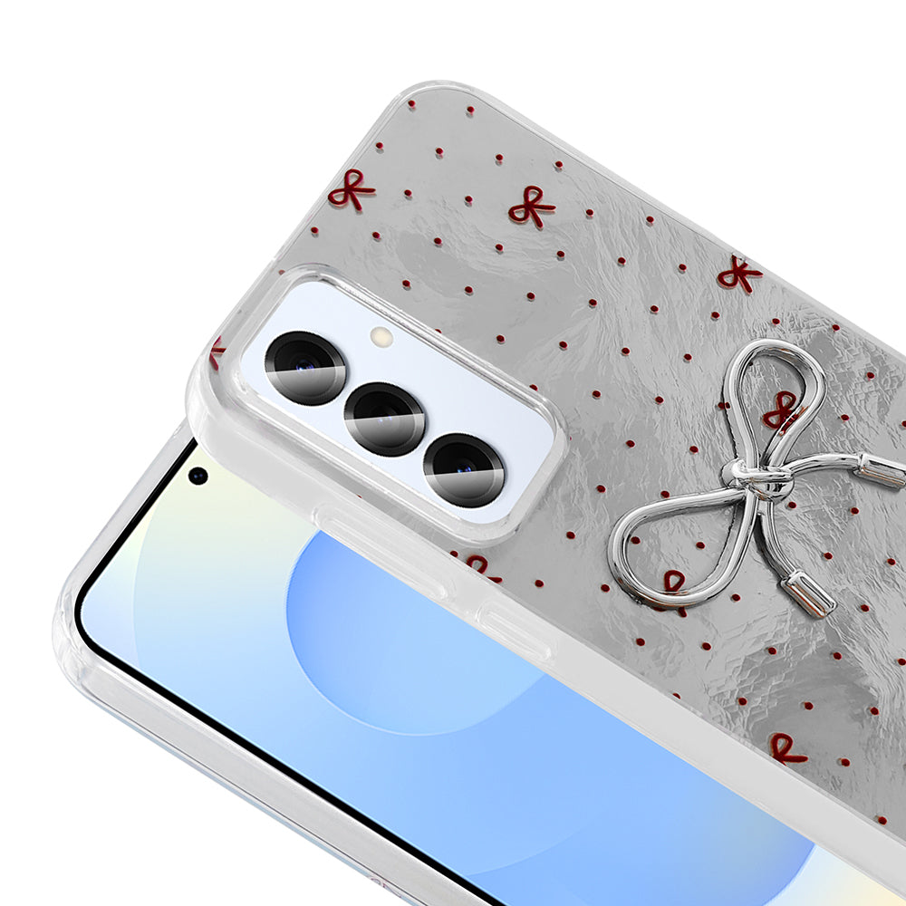 Galaxy S24 Plus Kılıf Kamera Korumalı Figürlü Zore Ponti Silikon Kapak Lila