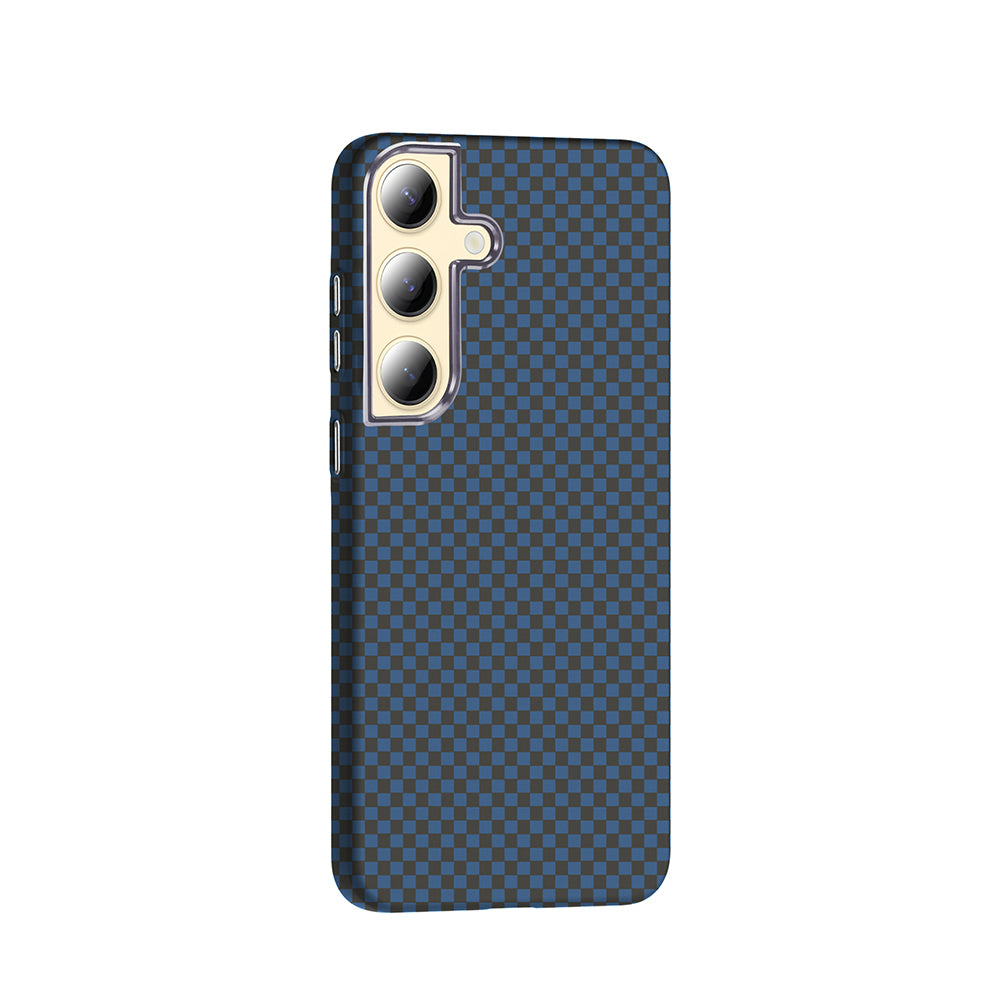 Galaxy S24 Plus Case with M-safe Charging Function Carbon Fiber Look Zore Gros Cover Black 