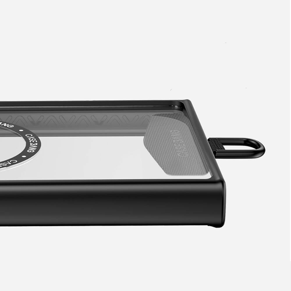 Galaxy S24 Plus Kılıf M-safe Şarj Özellikli Casebang Body Frame Kapak Siyah