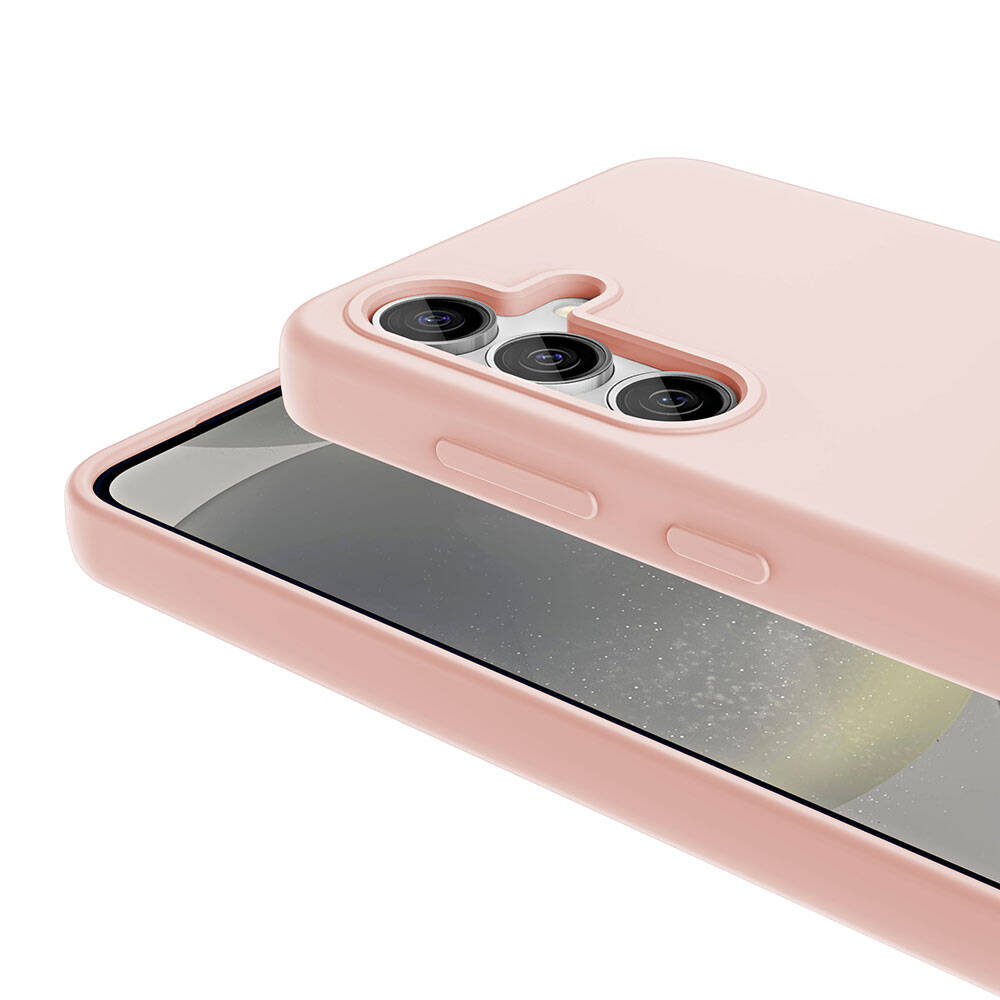 Galaxy S24 Plus Case with M-safe Charging Feature, Liquid Technology, Erasable Hard Zore Kiwi Cover, Pink