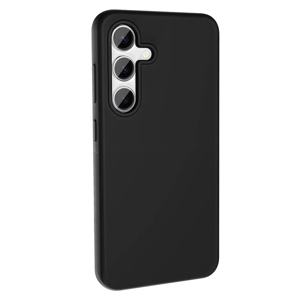 Galaxy S24 Plus Case with M-safe Charging Feature, Liquid Technology, Erasable Hard Zore Kiwi Cover, Dark Gray