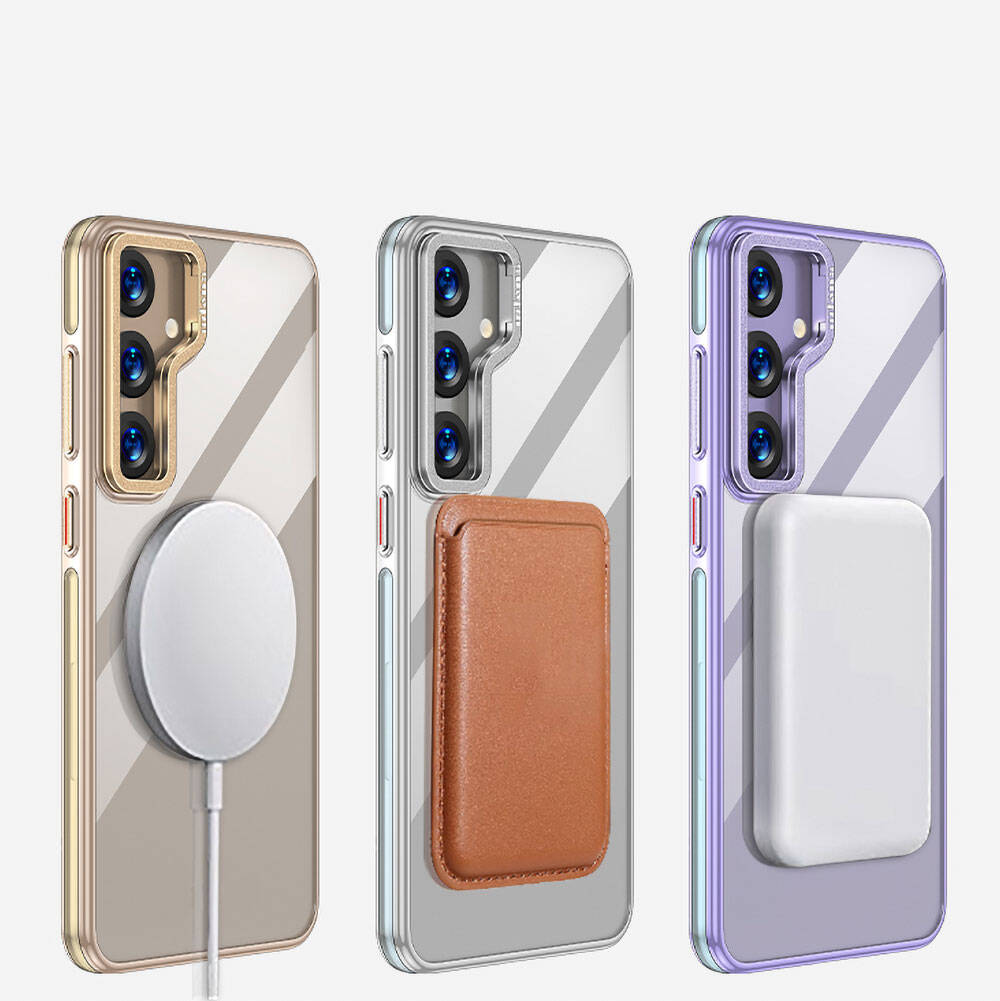 Galaxy S24 Plus Kılıf M-safe Şarj Özellikli Wlons Standlı Efsane Kapak Siyah