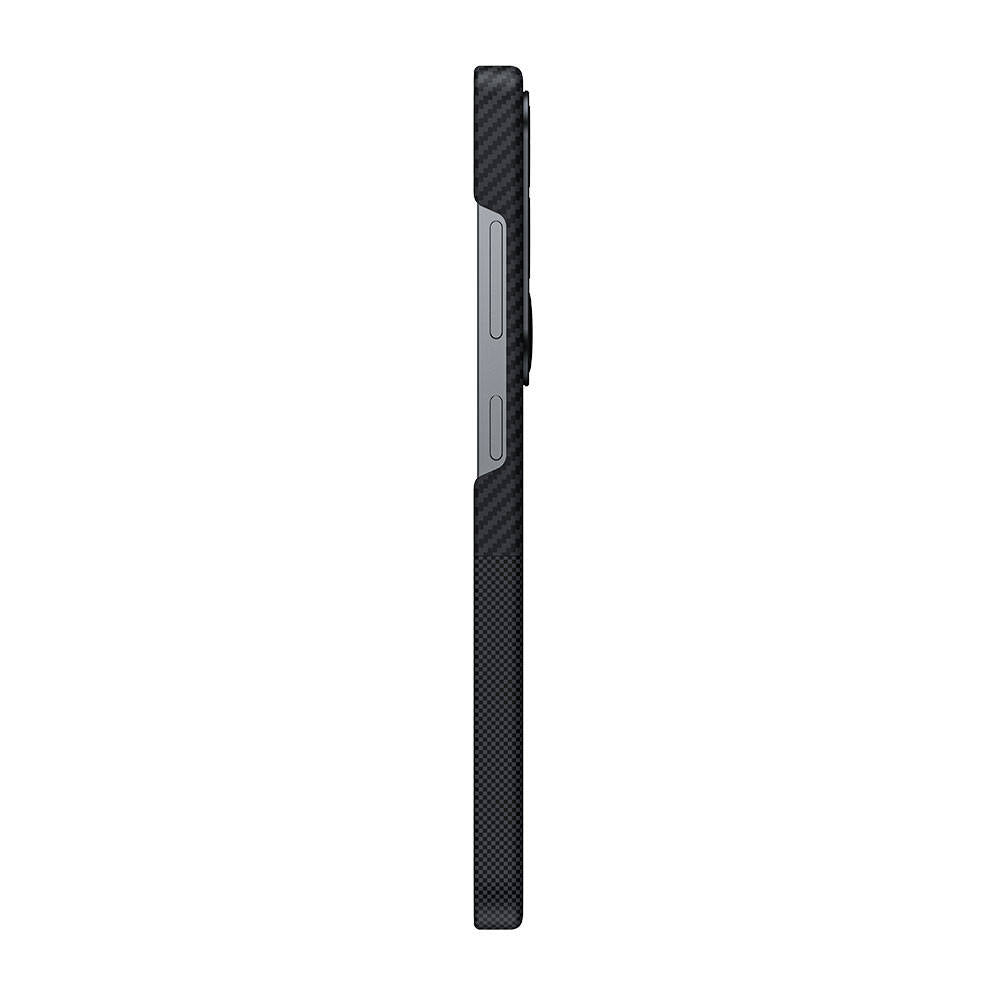 Galaxy S24 Plus Carbon Fiber Benks Montage ArmorAir Kevlar Cover Black with M-safe Charging 