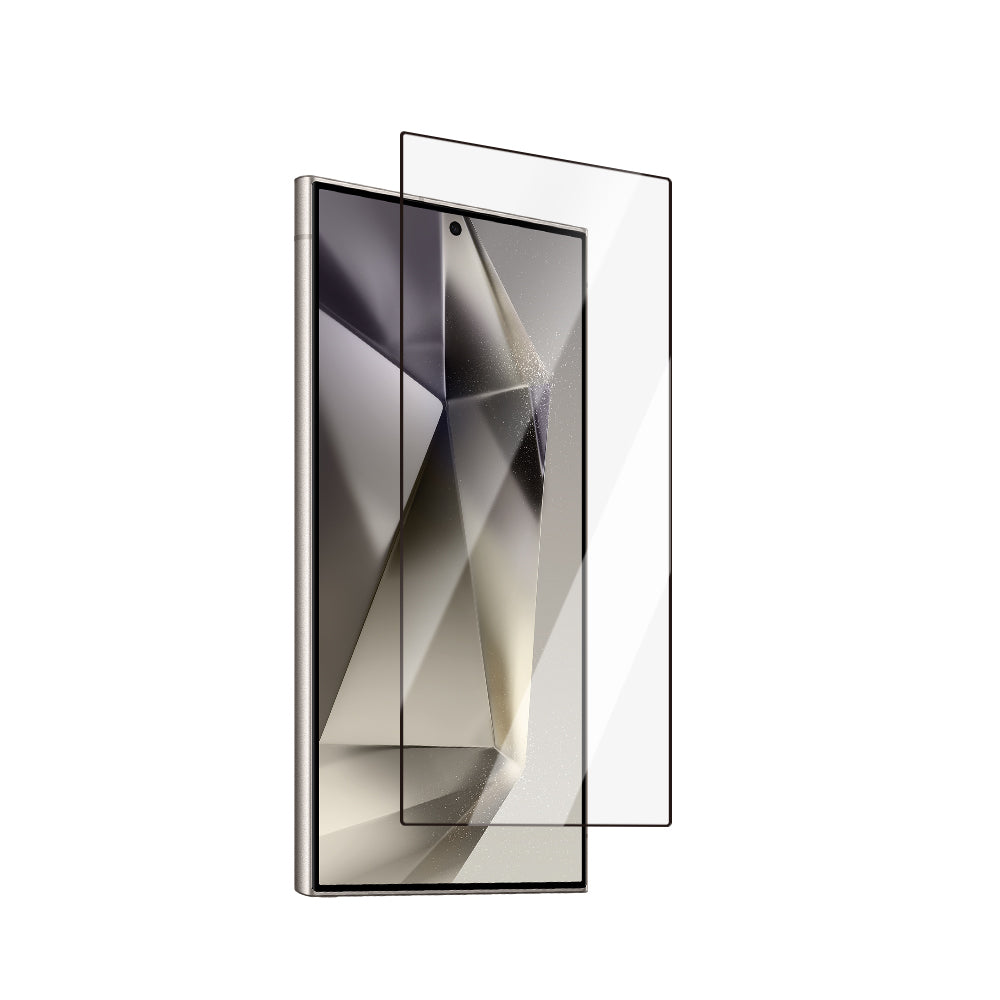 Galaxy S24 Ultra CaseWorld 0.25mm HD 3D Temperli Cam Ekran Koruyucu + Uygulama Aparatlı Şeffaf