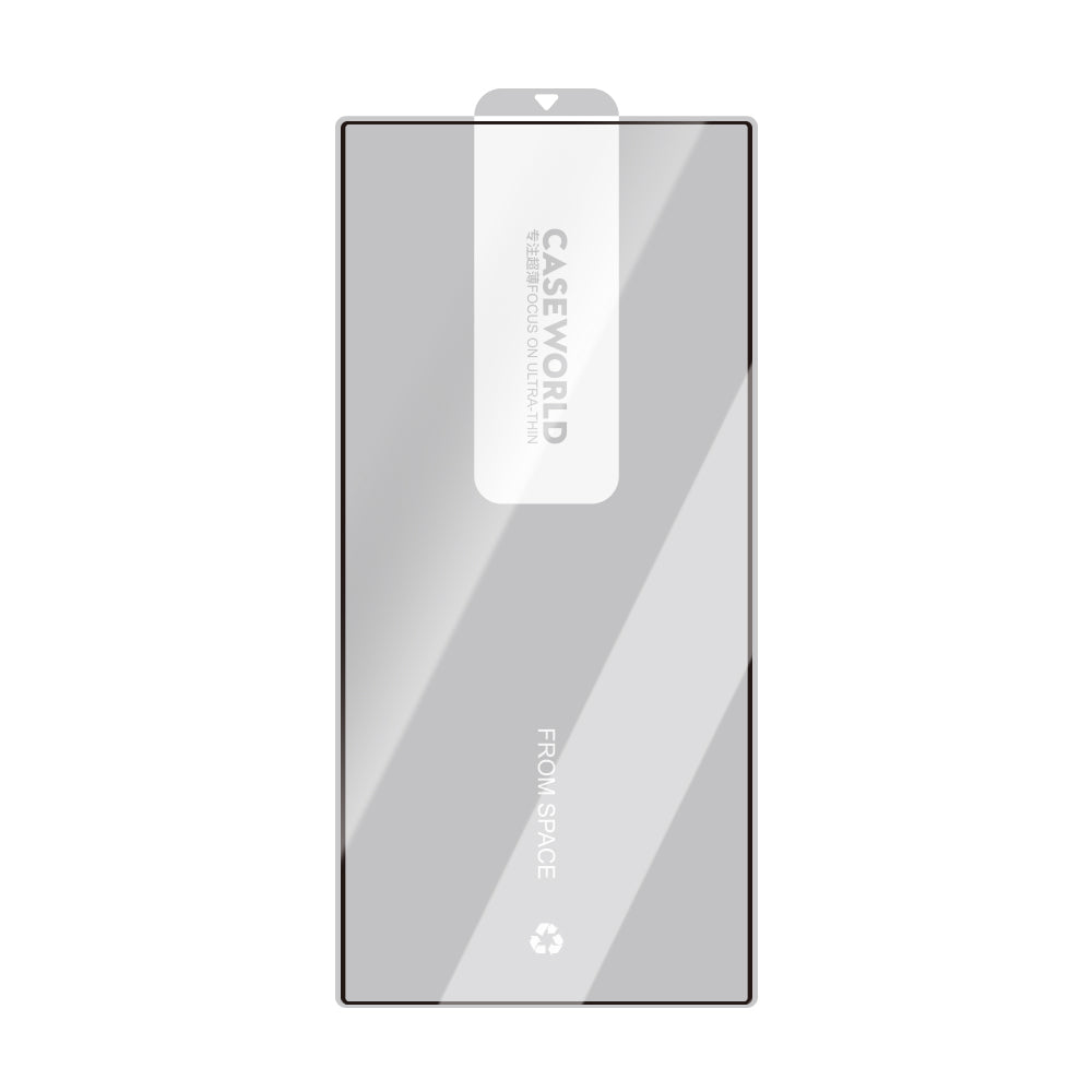 Galaxy S24 Ultra CaseWorld 0.25mm HD 3D Temperli Cam Ekran Koruyucu + Uygulama Aparatlı Şeffaf