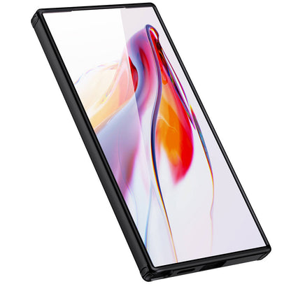 Galaxy S24 Ultra Kılıf Aramid Karbon Fiber M-safe Özellikli Wlons Radison Kapak Siyah