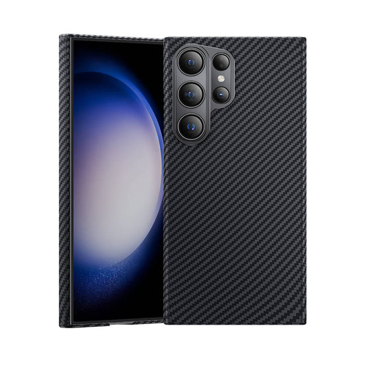 Galaxy S24 Ultra Case M-safe Carbon Fiber Benks Essential ArmorAir 600D Kevlar Cover Black 