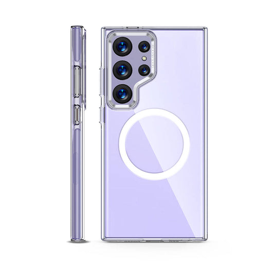 Galaxy S24 Ultra Kılıf M-safe Şarj Özellikli Wlons Efsane Kapak Renksiz