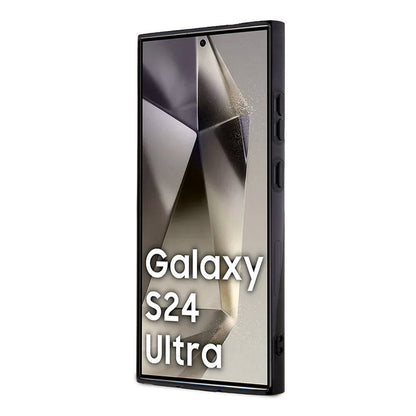 Galaxy S24 Ultra Kılıf Mercedes Benz Orjinal Lisanslı M-safe Şarj Özellikli PC TPU Transparan Black Ring Kapak Renksiz