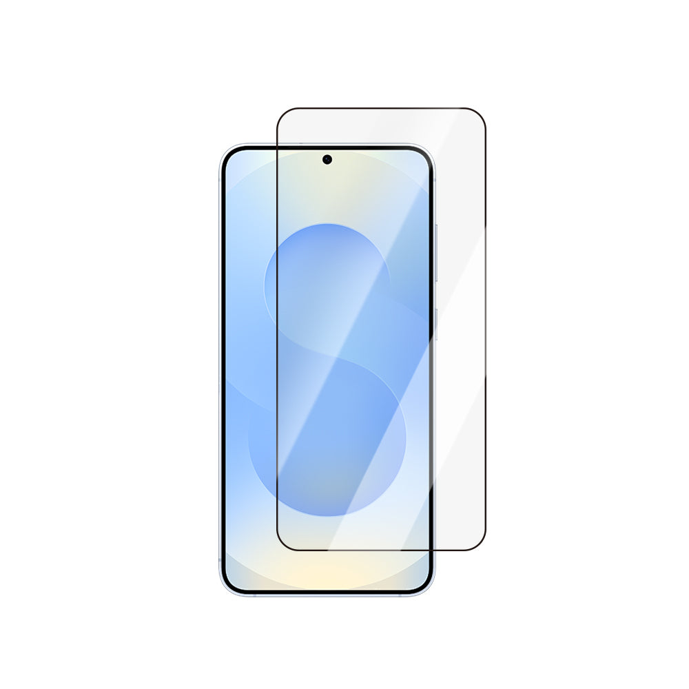 Galaxy S25 CaseWorld 0.25mm HD 3D Temperli Cam Ekran Koruyucu + Uygulama Aparatlı Şeffaf