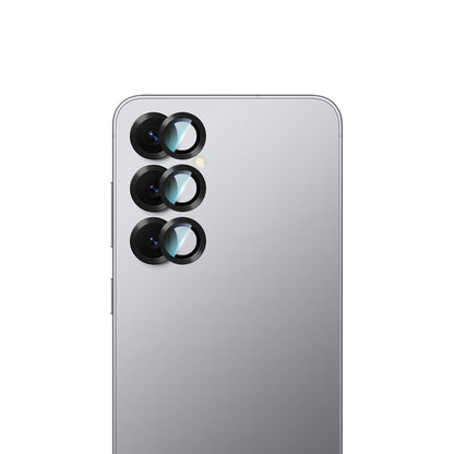 Galaxy S25 CaseWorld Alloy Serisi Oleofobik Anti Reflective Kamera Lens Koruyucu Mavi