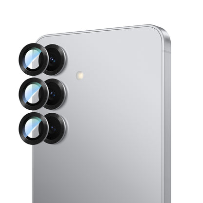 Galaxy S25 CaseWorld Alloy Serisi Oleofobik Anti Reflective Kamera Lens Koruyucu Yeşil