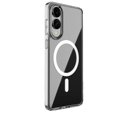 Galaxy S25 Edge Case Camera Protection M-safe Hard PC Zore Porto Cover Transparent 