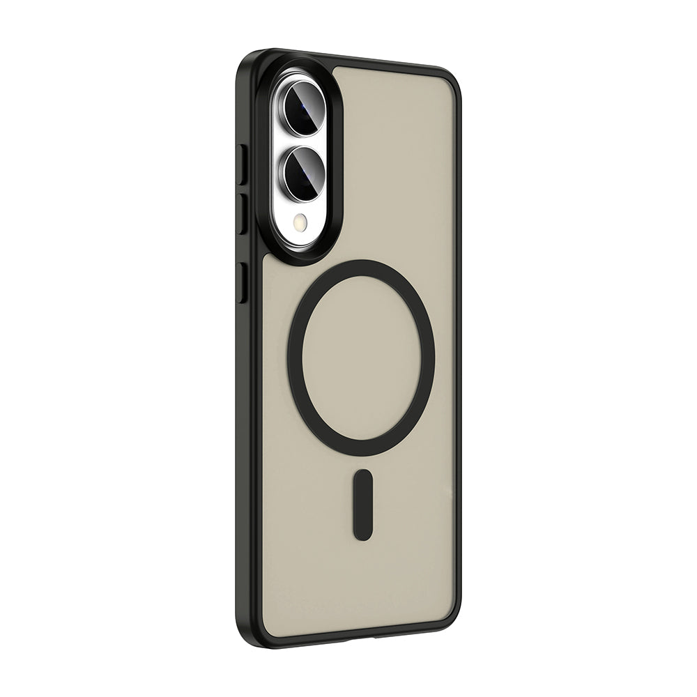 Galaxy S25 Edge Case M-safe Charging Feature Matte Back Surface Zore Sio Cover Gray 