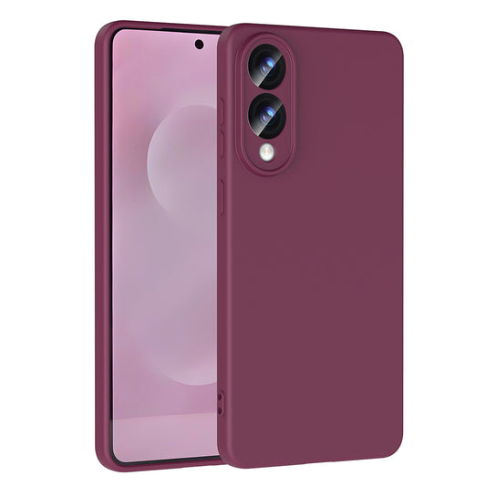 Galaxy S25 Edge Case Zore Mara Launch Cover Dark Purple
