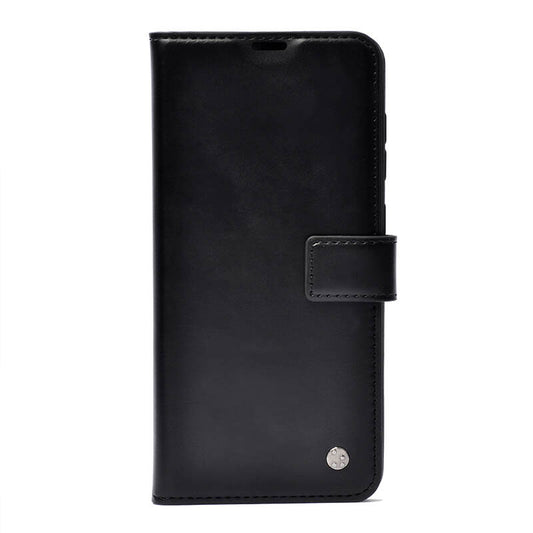 Galaxy S25 FE Case Zore Snow Deluxe Flip Cover Black