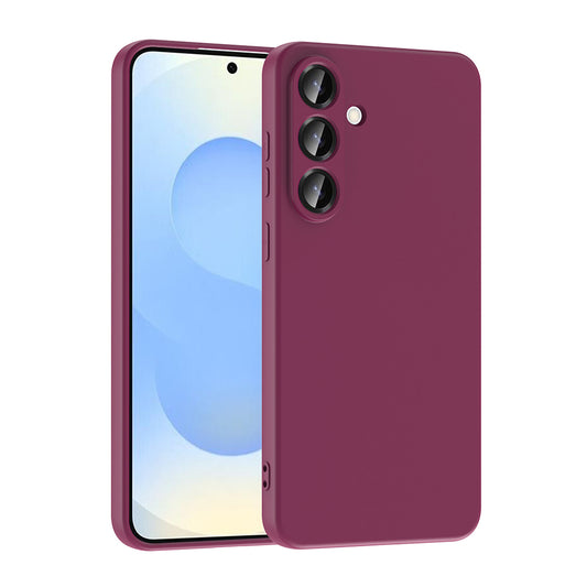 Galaxy S25 FE Kılıf Zore Mara Lansman Kapak Koyu Mor