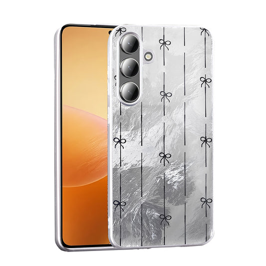 Galaxy S25 Case Patterned Zore Mep Cover Small Bow