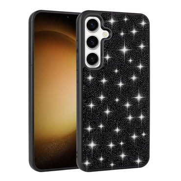 Galaxy S25 Case Shiny Stone Design Zore Diamond Cover Gray