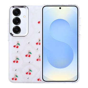 Galaxy S25 Plus Case Airbag Design Glitter Transparent Zore Polar Star Cover