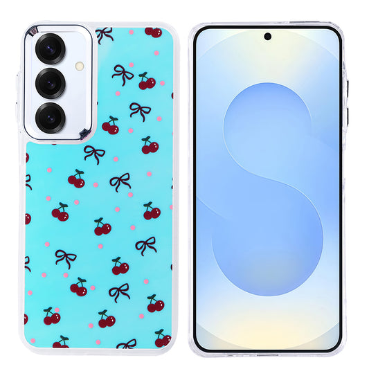 Galaxy S25 Plus Airbag Design Zore Hadra Cover Cherry