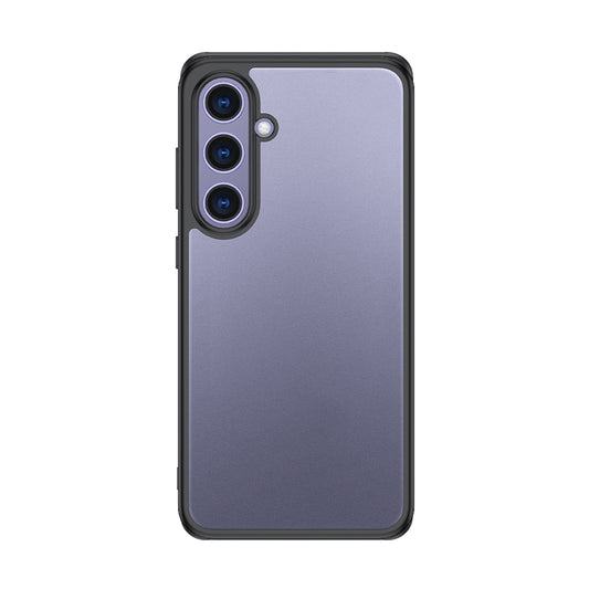 Galaxy S25 Plus Case Camera Protection Transparent Back Surface Zore New Roll Cover Black 