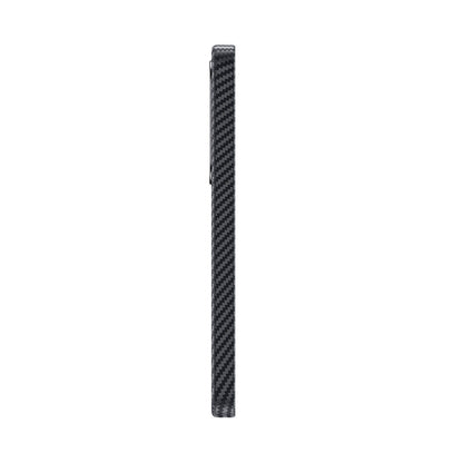 Galaxy S25 Plus Kılıf M-safe Şarj Özellikli Karbon Fiber Benks Essential ArmorAir 600D Kevlar Kapak Siyah