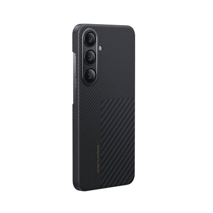Galaxy S25 Plus Kılıf M-safe Şarj Özellikli Karbon Fiber Benks Montage ArmorAir Kevlar Kapak Siyah