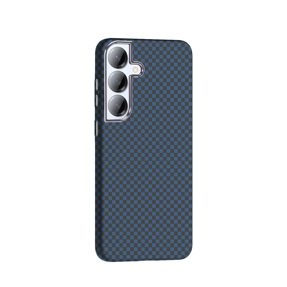 Galaxy S25 Plus Case with M-safe Charging Function Carbon Fiber Look Zore Gros Cover Black 