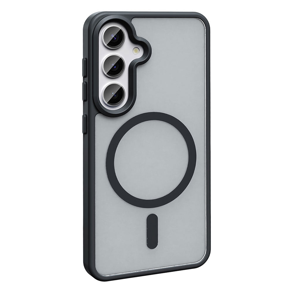 Galaxy S25 Plus Case M-safe Charging Feature Matte Back Surface Zore Sio Cover Beige 