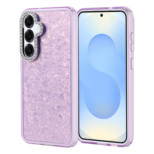 Galaxy S25 Plus Case Stone Design Zore Door Cover Lilac 