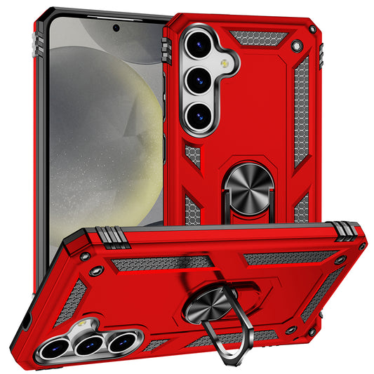 Galaxy S25 Plus Case Zore Vega Cover Red