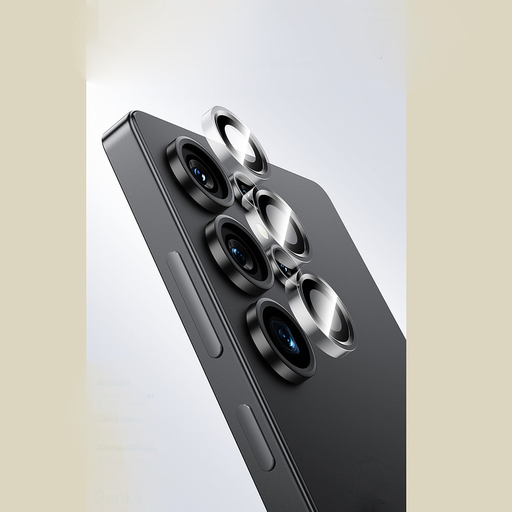 Galaxy S25 Ultra Benks Glass Warrior Kolay Uygulama Aparatlı Kamera Lens Koruyucu Şeffaf