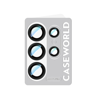 Galaxy S25 Ultra CaseWorld Alloy Serisi Oleofobik Anti Reflective Kamera Lens Koruyucu Mavi
