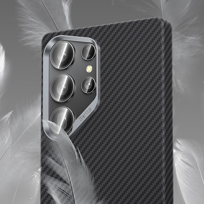 Galaxy S25 Ultra Kılıf Benks M-safe Şarj Özellikli Magnetik ArmorAir 600D Kevlar Fiber Kapak Siyah