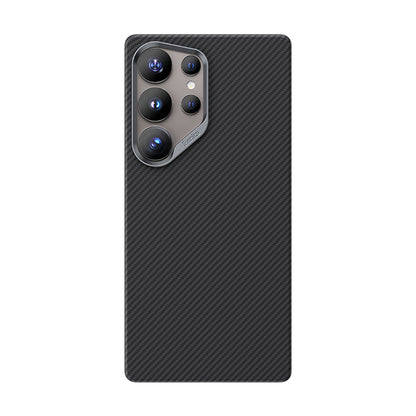 Galaxy S25 Ultra Kılıf Benks M-safe Şarj Özellikli Magnetik ArmorAir 600D Kevlar Fiber Kapak Siyah
