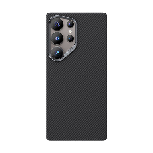 Galaxy S25 Ultra Kılıf Benks M-safe Şarj Özellikli Magnetik ArmorAir 600D Kevlar Fiber Kapak Siyah