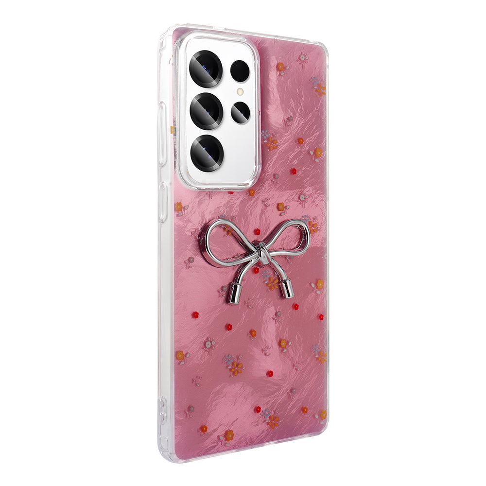 Galaxy S25 Ultra Case Camera Protection Figured Zore Ponti Silicone Cover Light Pink 