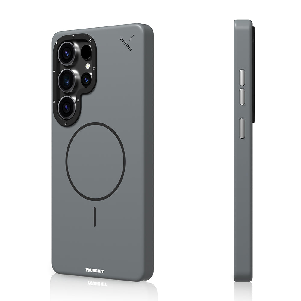 Galaxy S25 Ultra Kılıf M-safe Şarj Özellikli Youngkit Dynamag Serisi Kapak Gold