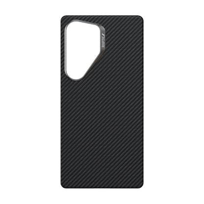Galaxy S25 Ultra Kılıf M-safe Şarj Özellikli 600D Metal Kamera Çerçeveli Raptic Aramid Fiber Serisi Kapak Siyah