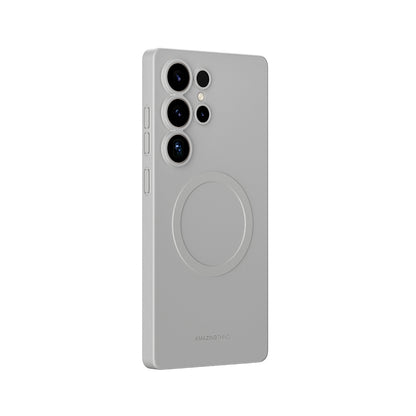 Galaxy S25 Ultra Kılıf M-safe Şarj Özellikli Amazingthing Minimal Air Serisi Kapak Siyah
