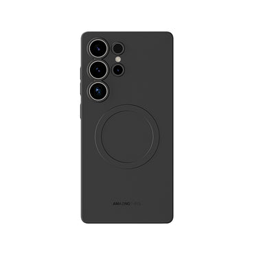 Galaxy S25 Ultra Kılıf M-safe Şarj Özellikli Amazingthing Minimal Air Serisi Kapak Siyah