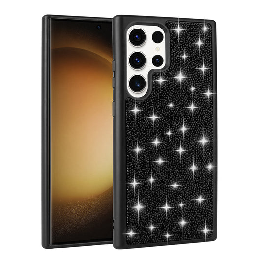 Galaxy S25 Ultra Case Shiny Stone Design Zore Diamond Cover Black