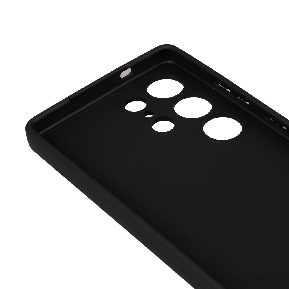 Galaxy S25 Ultra Case Zore Bias Silicone Black