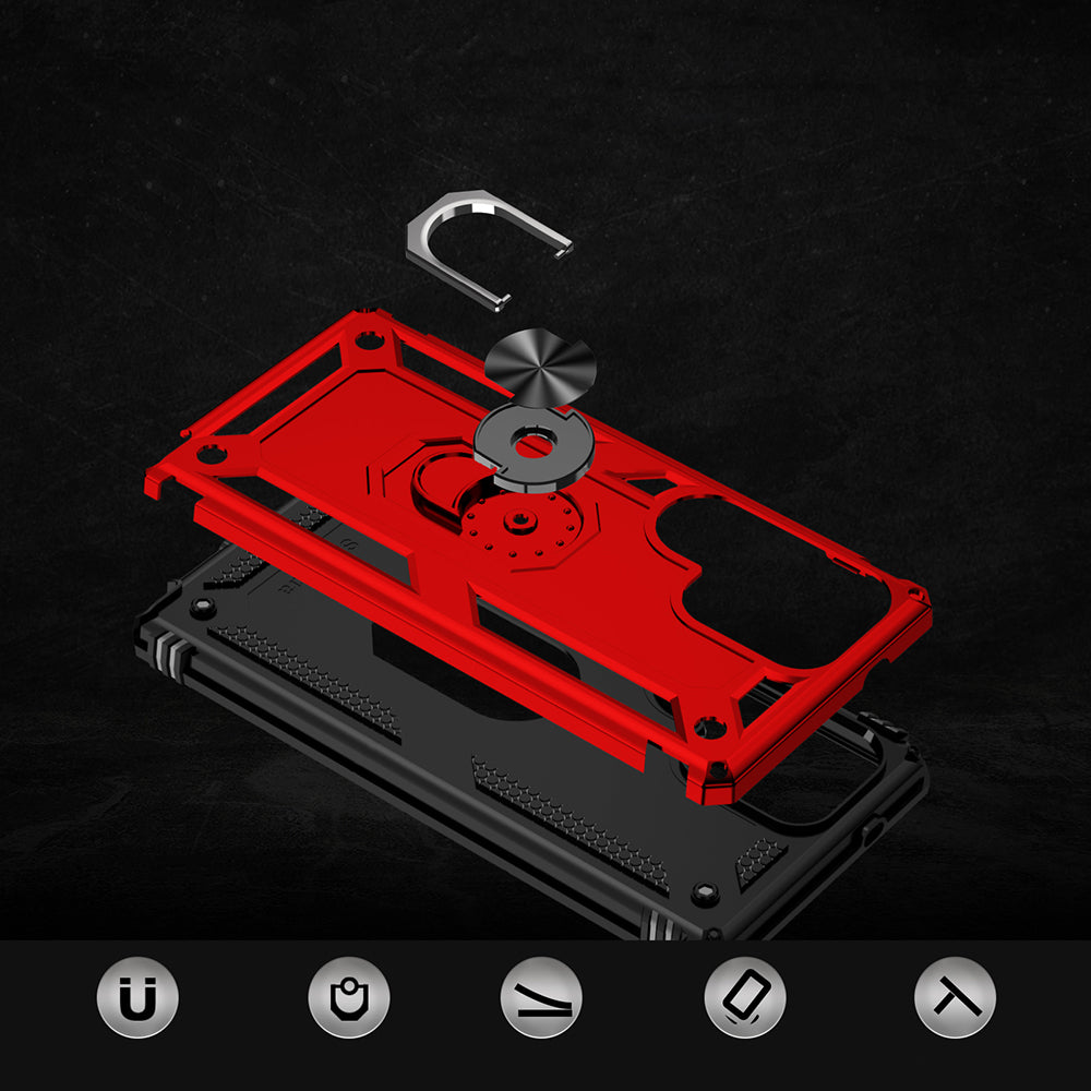 Galaxy S25 Ultra Kılıf Zore Vega Kapak Kırmızı