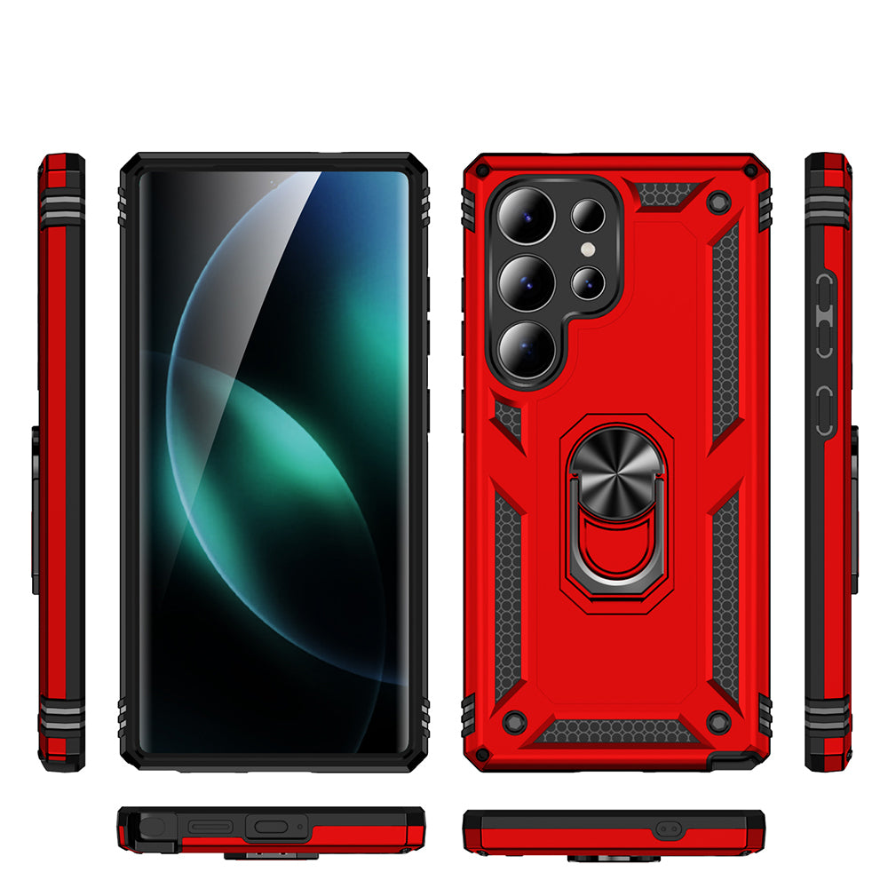Galaxy S25 Ultra Case Zore Vega Cover Red