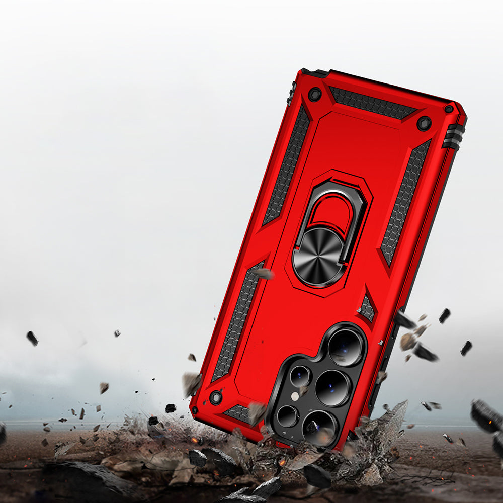 Galaxy S25 Ultra Kılıf Zore Vega Kapak Kırmızı