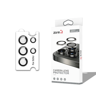 Galaxy S25 Ultra Zore CL-12 Premium Sapphire Anti-Fingerprint Anti-Reflective Camera Lens Protector Silver 
